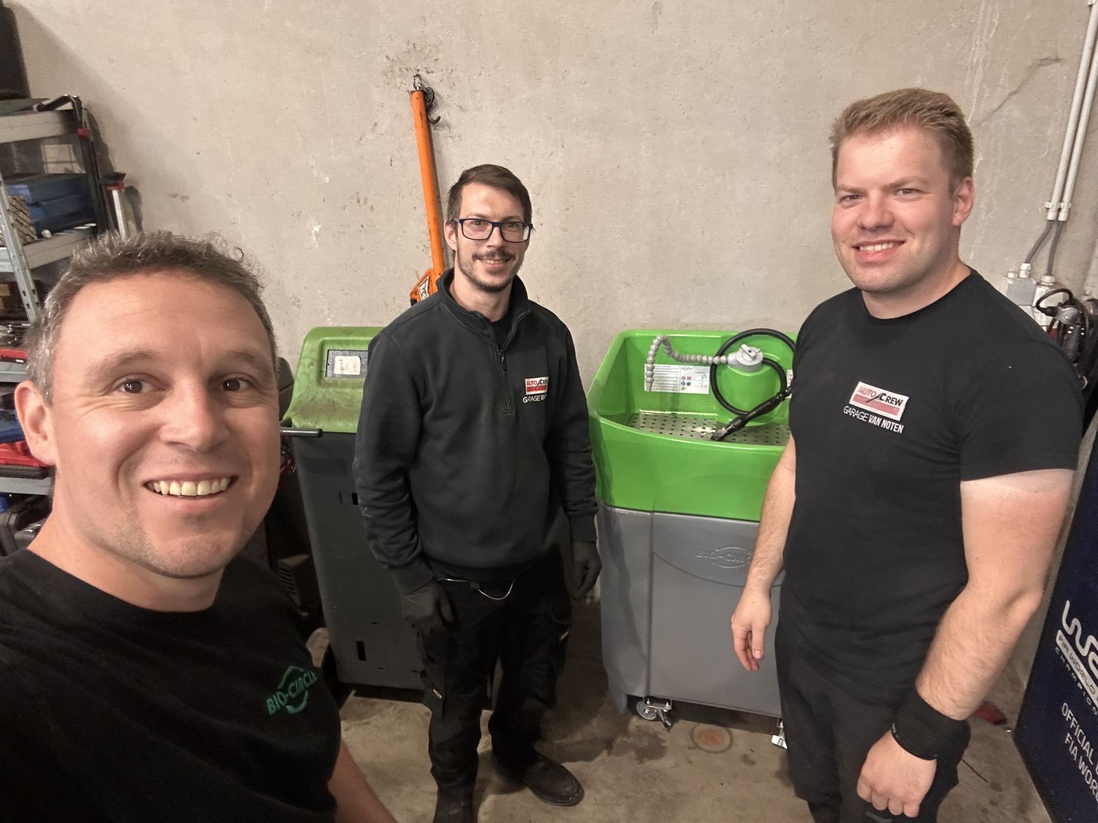 Garage van Noten vervangt remreiniger door de Bio-Circle GT Compact met L Ultra
