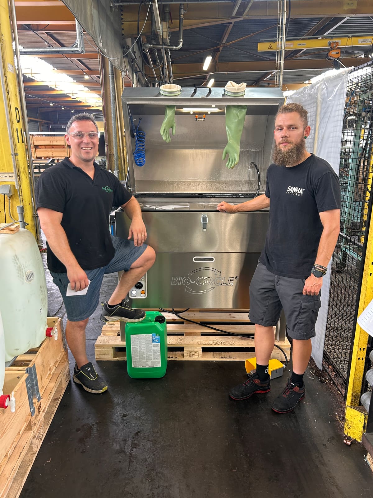 Ingebruikname bij Sanha Fittings