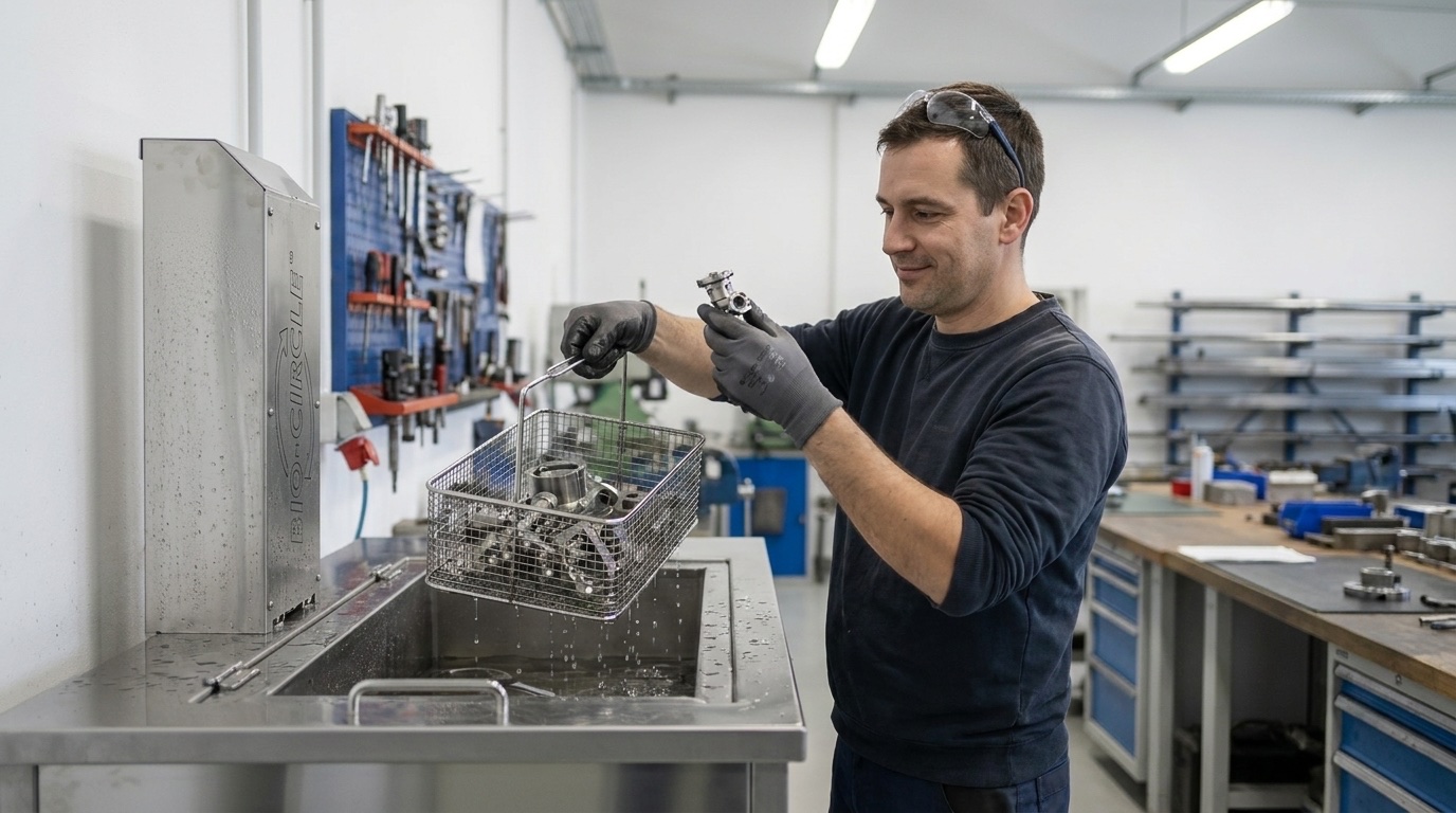 Ultrasoon onderdelen reinigen: welke reinigingsvloeistof kiest u?