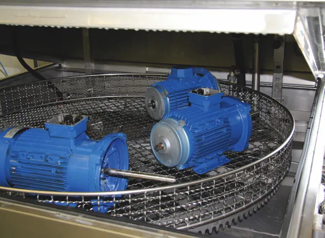 Elektromotoren in de mand